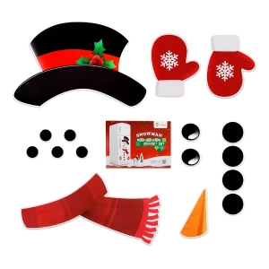D-fantix Juego De 16 Imanes Para Refrigerador Navidad Color Varios Muñeco De Navidad - Image 3