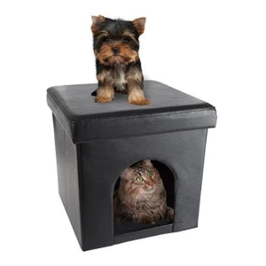 Cama Para Mascotas De Petmaker, Otomana, Plegable, Multiusos