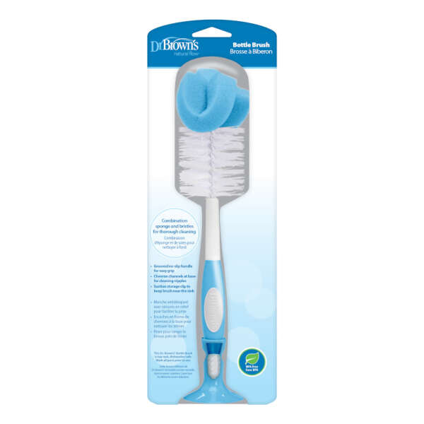 Dr Browns Cepillo Azul Para Lavar Biberones Color Celeste - Image 3