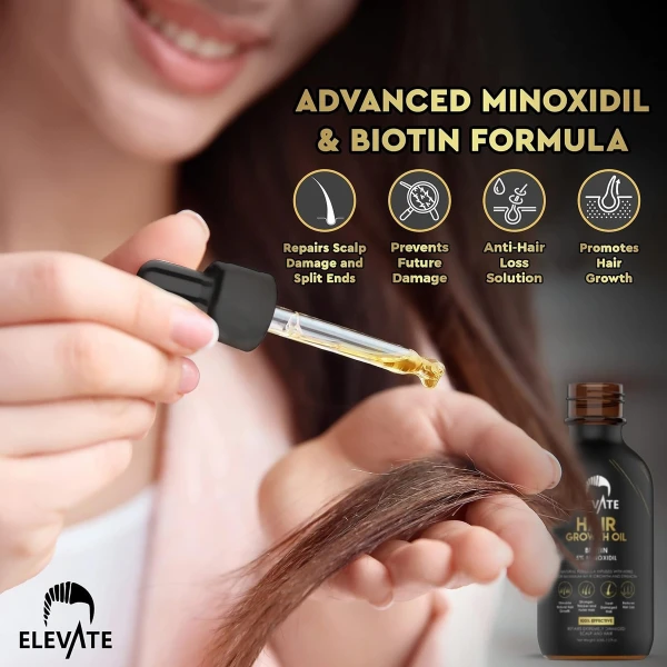 Elevate- Aceite Para El Crecimiento Del Cabello Biotina 30ml - Image 2