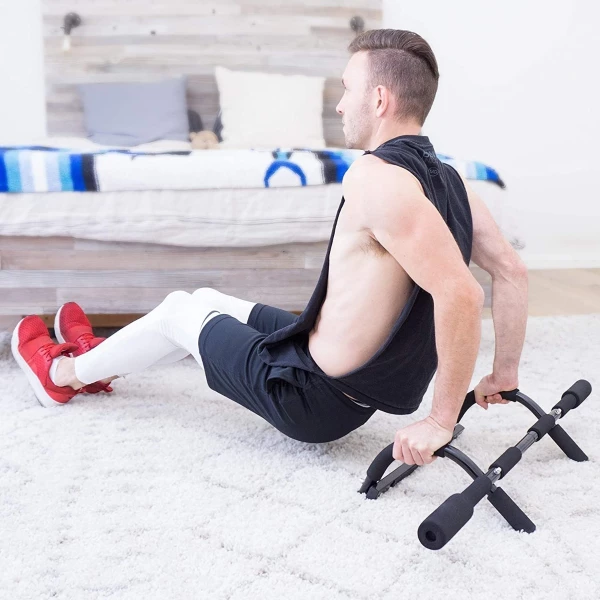 Barra Liviana, Flexiones Y Dominadas, Prosource, Color Negro - Image 5