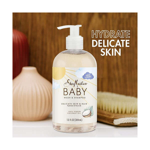 Sheamoisture Lavado De Bebé Y Champú Aceite De Coco Virgen - Image 3