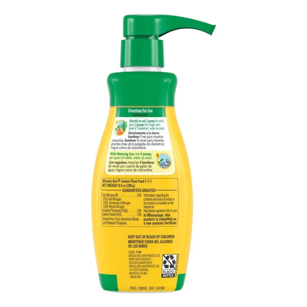 Miracle-gro Fertilizante Para Plantas De Interior 236ml - Image 2