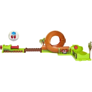 Set De Juego Sonic The Hedgehog Zona Colina Verde Pinball Color Verde Claro - Image 3