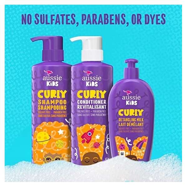 Kit Cuidado Del Cabello Rizado Para Niños Aussie Kids 475ml - Image 2