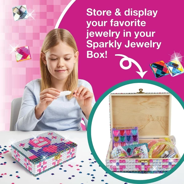 Purple Ladybug Decora Tu Propio Joyero Brillante Para Niñas. - Image 2