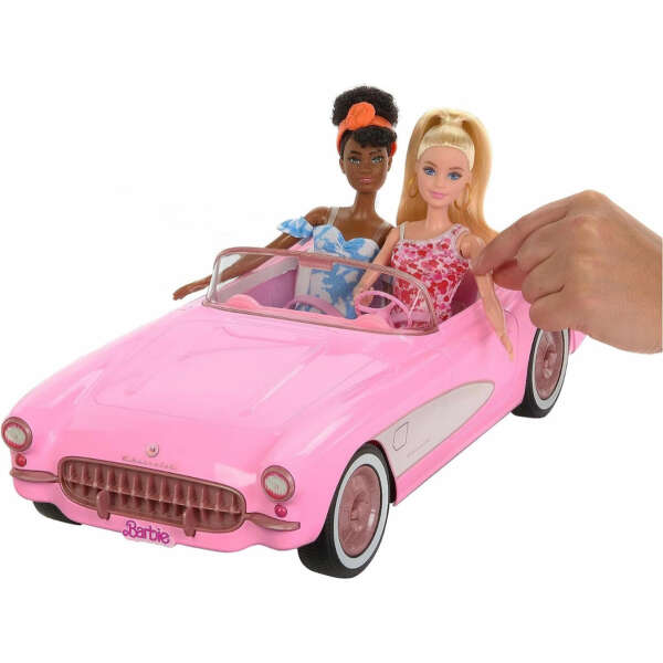 Hot Wheels Rc Barbie Corvette Control Remoto The Movie Color Rosa Chicle - Image 3