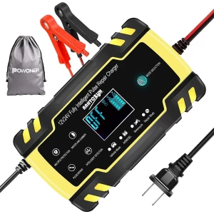 Cargador Batería Para Coche, 12 V/8 A, 24 V/4 A, Inteligente