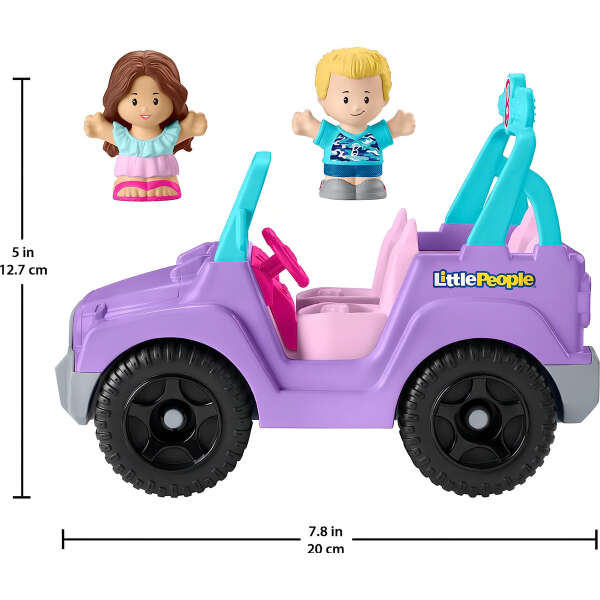 Fisher-price Little People Barbie - Coche De Juguete Color Lila - Image 5