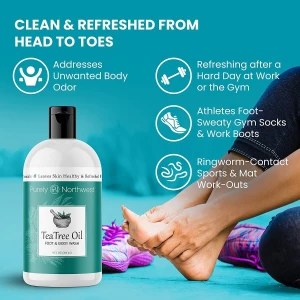 Jabon Corporal De Arbol De Té Antiséptico Elimina Hongo Olor - Image 3