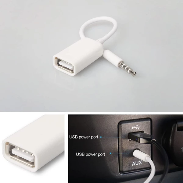Cable Adaptador Para Carro Usb Hembra A Macho 3.5mm - Image 4
