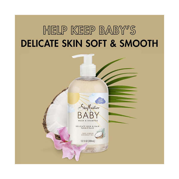 Sheamoisture Lavado De Bebé Y Champú Aceite De Coco Virgen - Image 4