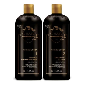G.hair Kit De Tratamiento De Queratina Suavizante Marroquí
