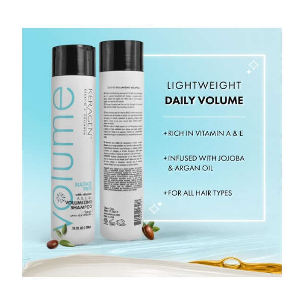 Keragen - Champú Voluminizador Para Cabello Fino - Image 5