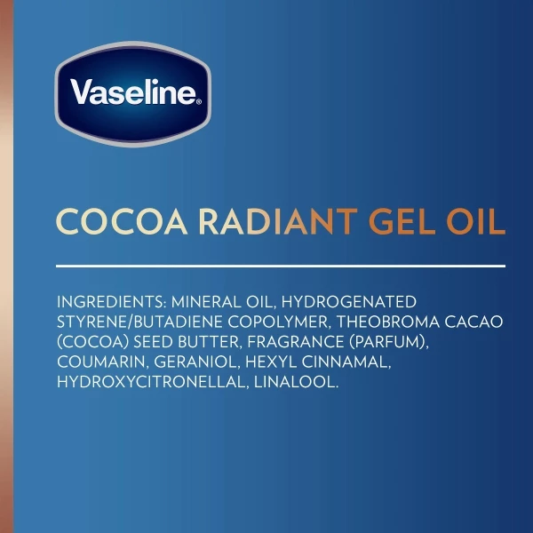 Vaseline Cocoa Radiant Body Oil Humectante Corporal 200ml - Image 4