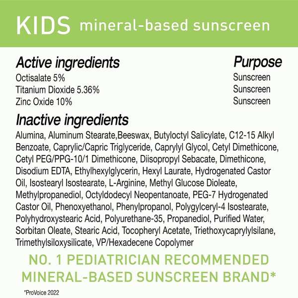 Blue Lizard Protector Solar Kids Con Óxido Zinc Crema Spf 50 - Image 4