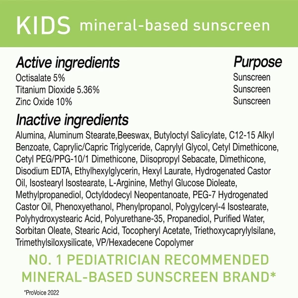 Blue Lizard Protector Solar Kids Con Óxido Zinc Crema Spf 50 - Image 4