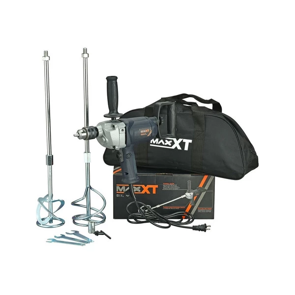 Taladro De Fuerza Y Juego De Mezclador De Cemento, Maxxt Color Negro Frecuencia 60 Hz - Image 2