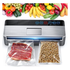 Vsdk Máquina Selladora Al Vacio Para Alimentos Color Gris