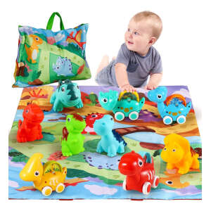 Alasou Juguetes De Dinosaurio Con Tapete De Juego
