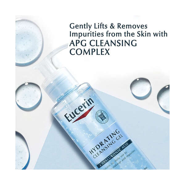 Eucerin Gel Limpiador Hidratante Facial Y Ácido Hialurónico Tipo De Piel Todo Tipo De Piel - Image 4