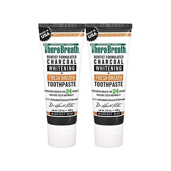 Therabreath Fresh Breath Pasta Dental Blanqueadora De Carbon - Image 2