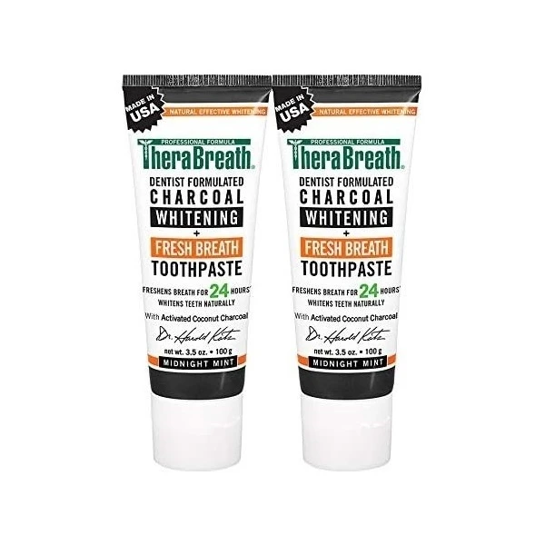 Therabreath Fresh Breath Pasta Dental Blanqueadora De Carbon - Image 2