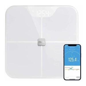 Báscula De Grasa Corporal Báscula Inteligente Health Nexus Color Blanco