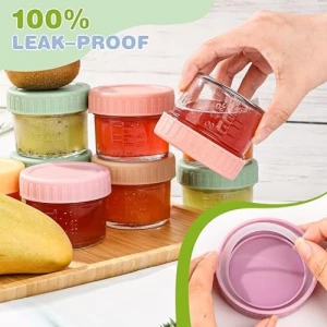 Recipientes De Vidrio Para Almacenar Alimentos De Bebés - Image 4