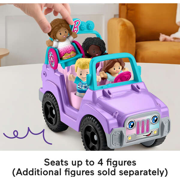 Fisher-price Little People Barbie - Coche De Juguete Color Lila - Image 4