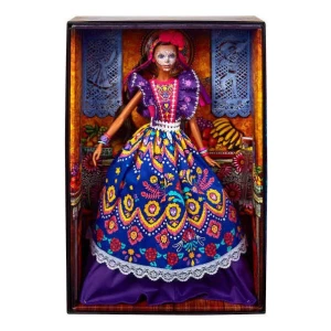Mattel Muñeca Barbie Dia De Muertos 2022 Vestido Tradicional - Image 2
