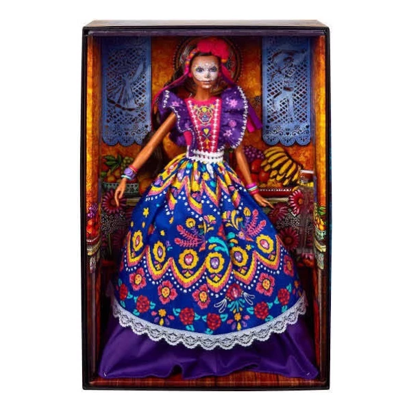 Mattel Muñeca Barbie Dia De Muertos 2022 Vestido Tradicional - Image 2