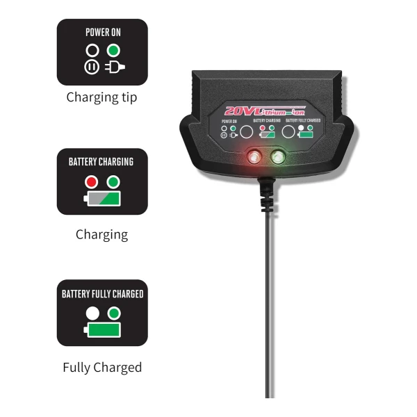 Avid Power Cargador De Iones De Litio De 20 V Máx - Image 4