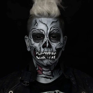 Base De Maquillaje En Cremoso Mehron Mehron Fantasy Fx Mehron Tono Monster Grey - 30ml 1.76oz - Image 4