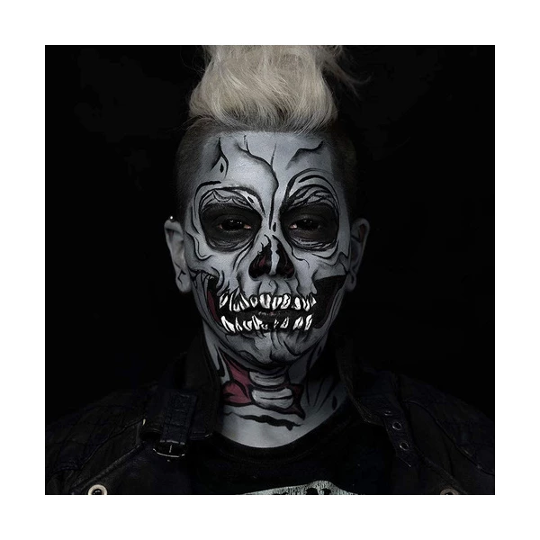 Base De Maquillaje En Cremoso Mehron Mehron Fantasy Fx Mehron Tono Monster Grey - 30ml 1.76oz - Image 4