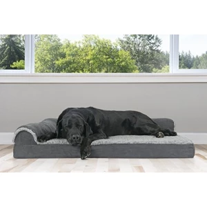 Furhaven Deluxe Orthopedic Chaise Couch Cama Para Mascotas P - Image 4