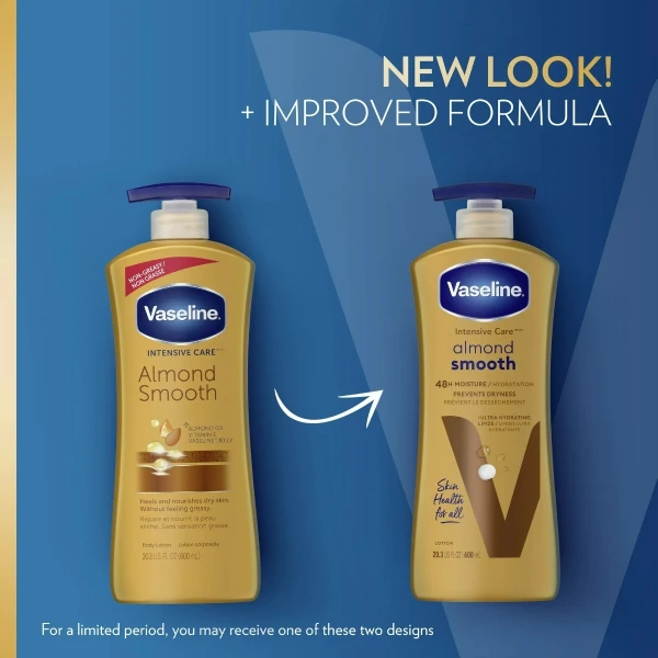 Vaseline Loción Corporal Suave Cuidados Intensivos Almendra - Image 4