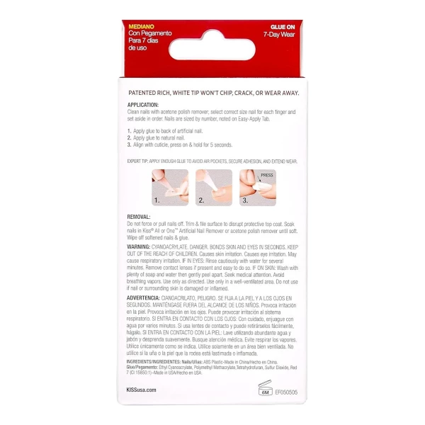 Kiss Products - Kit De Uñas, Cadena De Perlas - Image 4
