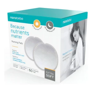 Nanobébé Almohadillas Desechables De Lactancia Ultra Delgada