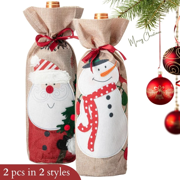 Mr. Pen - Bolsas De Vino De Navidad, Paquete De 2 - Image 2