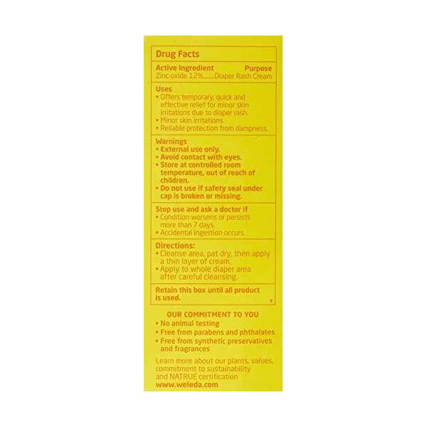 Crema Para La Erupcion Del Pañal Weleda, 2.9 Oz - Image 3