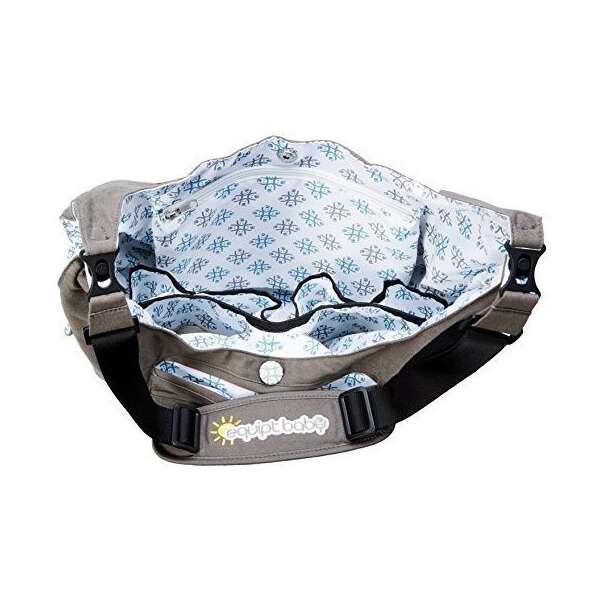 Base Suave Equiptbaby Bolso Cambiador Y Cambiador Color Gri - Image 5