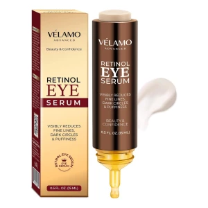 Velamo Advanced Suero Para Ojeras Hinchazon Con Retinol 15ml Momento De Aplicación Noche Tipo De Piel Todo Tipo De Piel