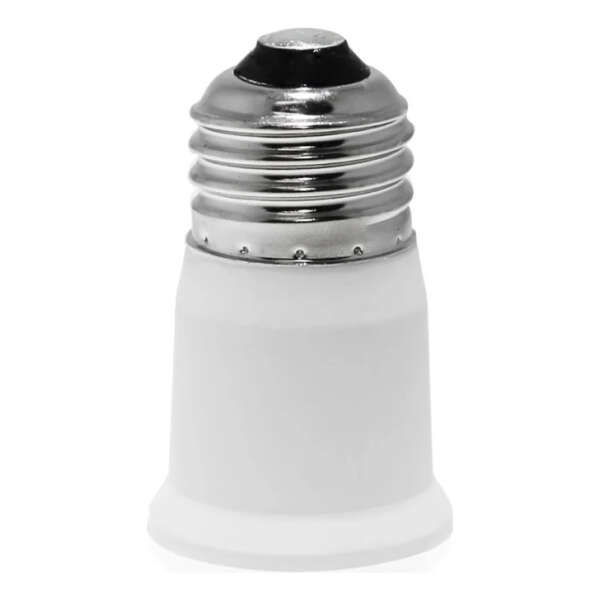 Twdrtdd - Adaptador De Soporte De Lámpara E26 A E26, Pack 12 Color Blanco - Image 2