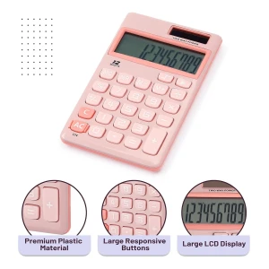 Mr. Pen - Calculadora De Función Estándar, 12 Dígitos Color Rosado - Image 3