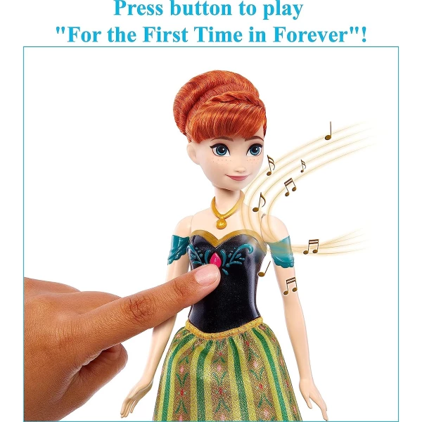 Mattel - Muñeca Cantante Anna Frozen, For The First Time - Image 3