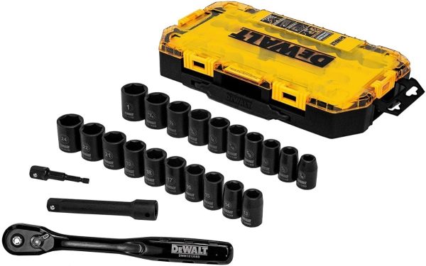 Set De 23 Piezas De Llaves Tubo De 1/2 Impacto. Dewalt Caja - Image 2