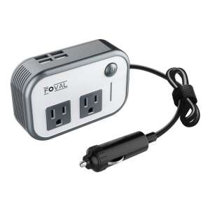 Inversor De Corriente Foval Para Coche 200w Dc 12v A 110v Ac