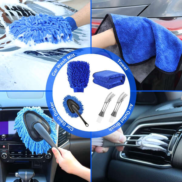 Kit Cepillos Para Auto Profesional Limpiar Interior Exterior - Image 5