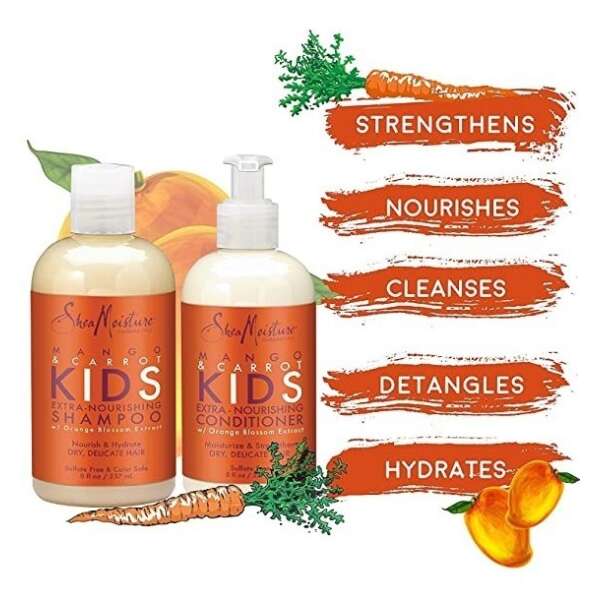 Kit Shampoo-acondicionador Para Niños Sheamoisture 237ml - Image 2